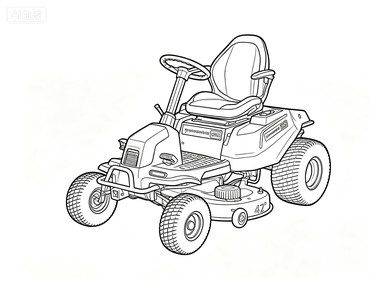 Ride on Tractor Lawn Vehicle